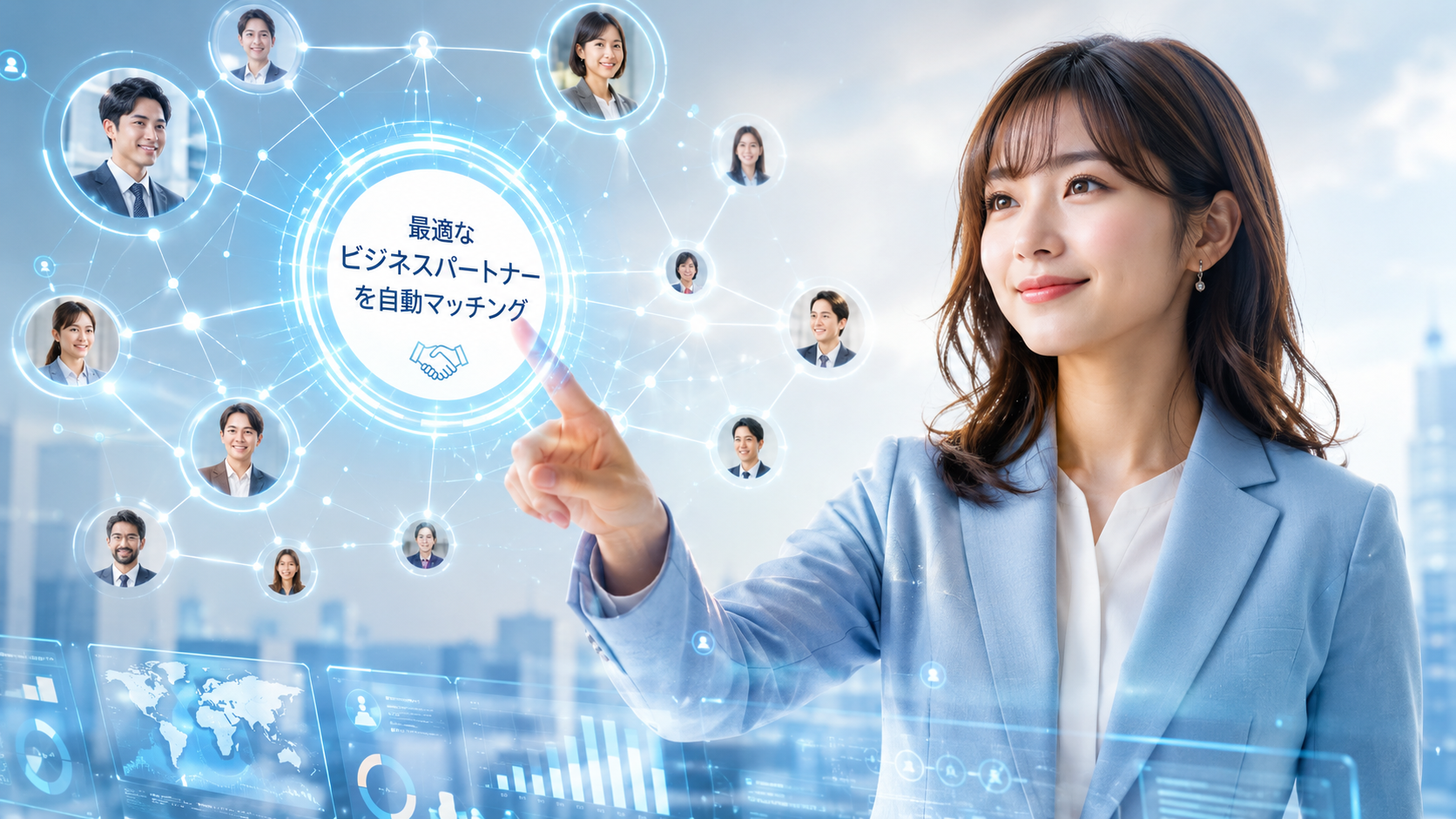 AIで最適ビジネスパートナーを自動マッチングします — service thumbnail